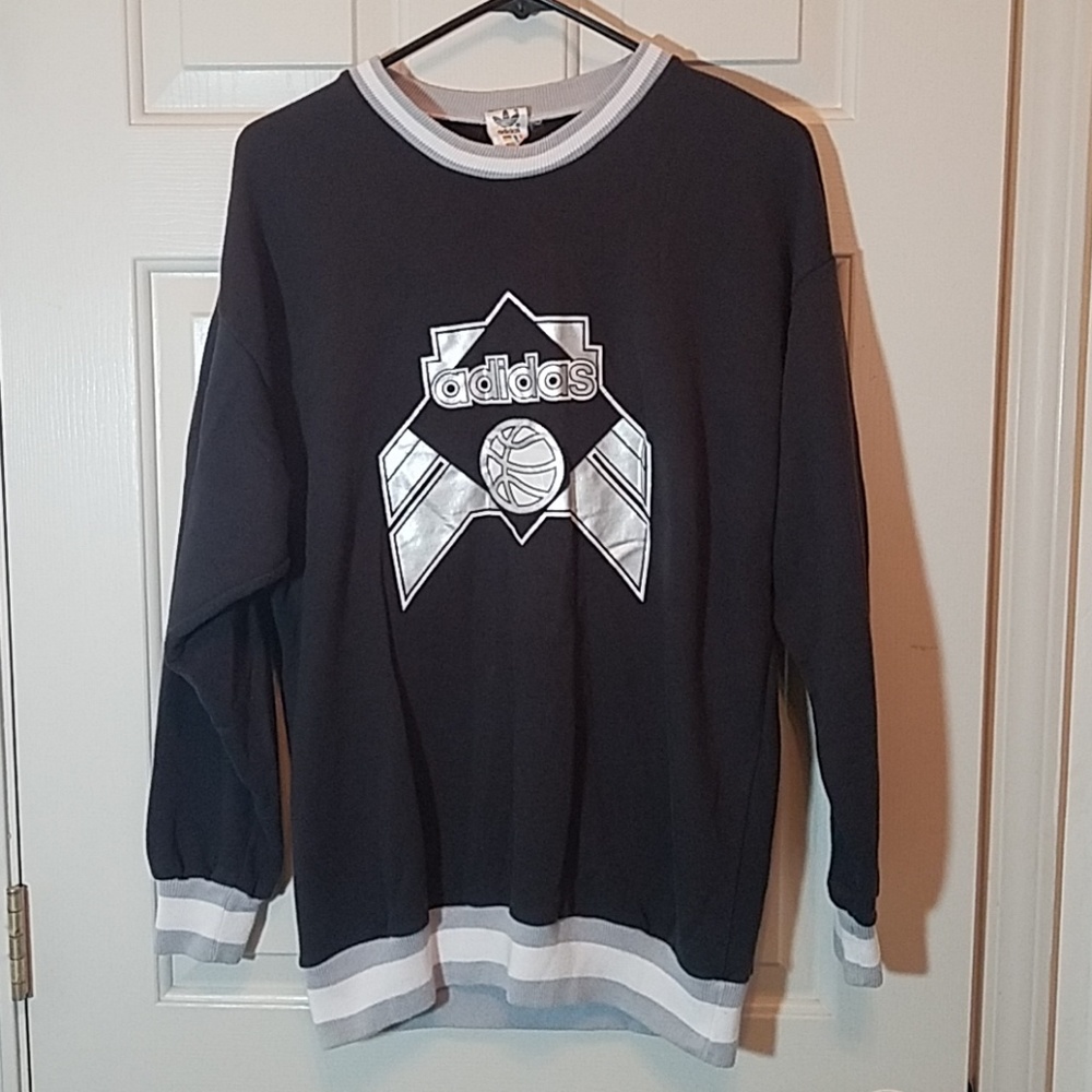 Vintage Adidas Basketball sweater Mens large